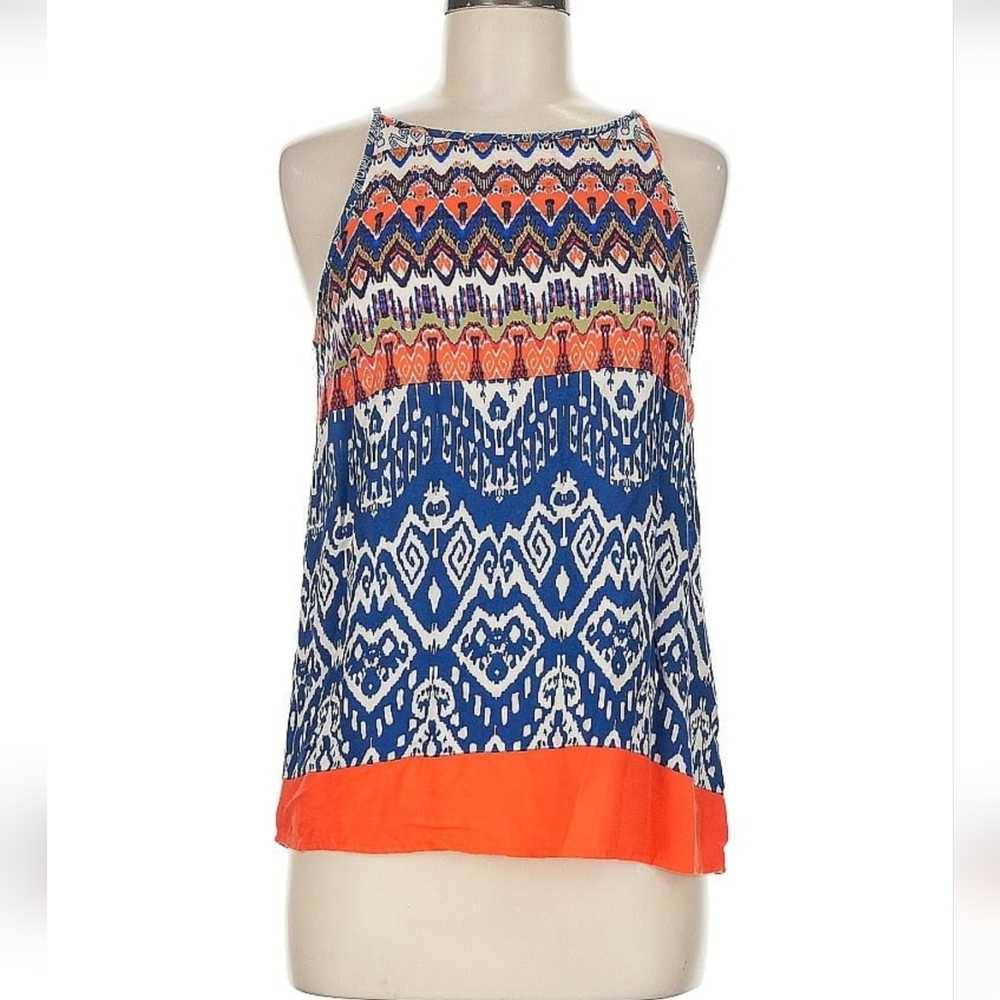 Renee C. Colorful Boho Tank Top